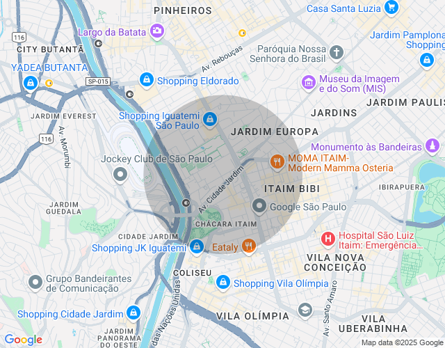 Imóvel no mapa