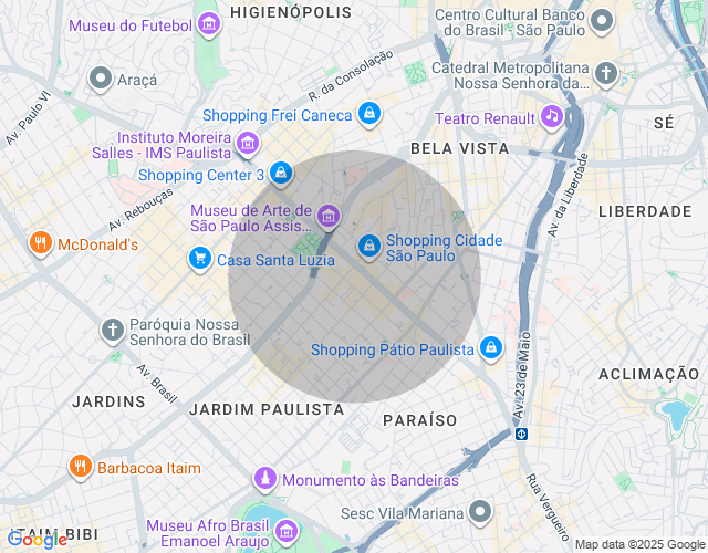 Imóvel no mapa