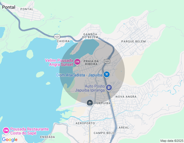 Imóvel no mapa