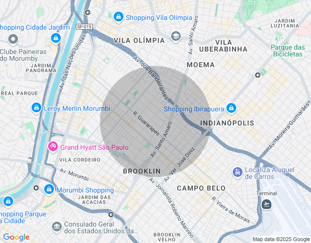 Imóvel no mapa