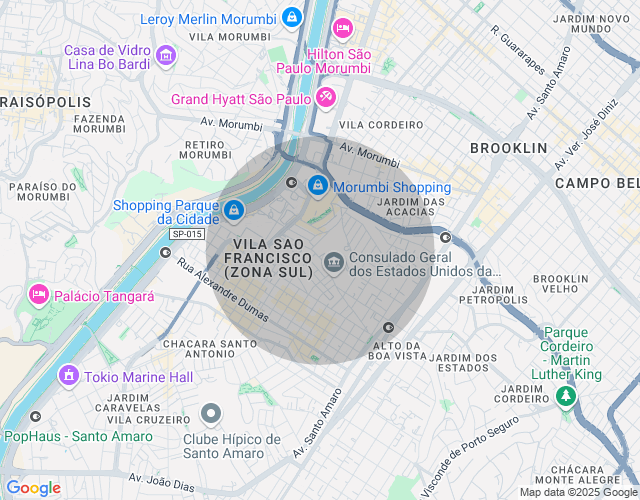 Imóvel no mapa