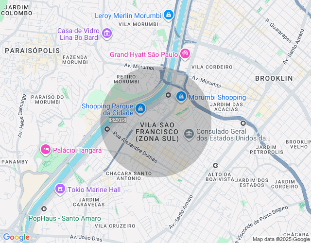 Imóvel no mapa