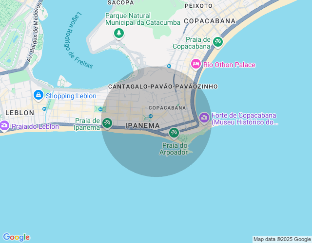 Imóvel no mapa