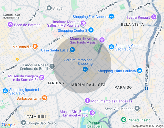 Imóvel no mapa