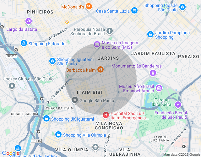 Imóvel no mapa