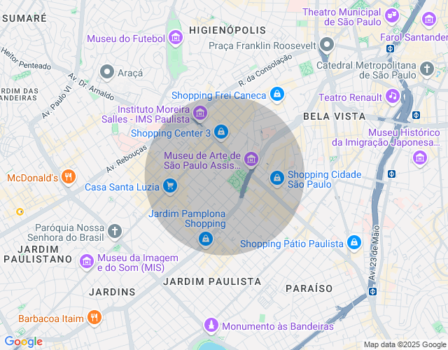 Imóvel no mapa