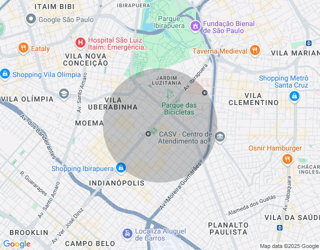 Imóvel no mapa