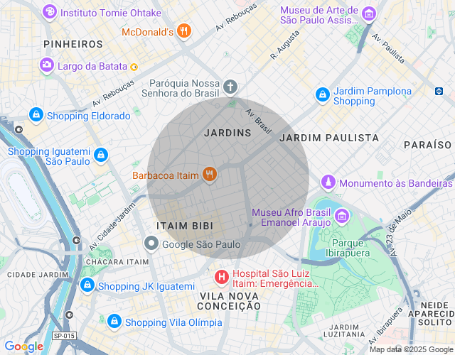 Imóvel no mapa