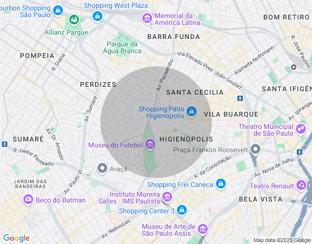 Imóvel no mapa