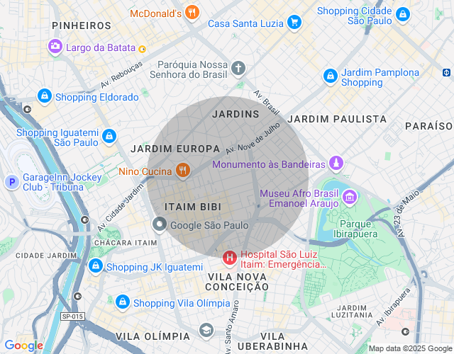Imóvel no mapa