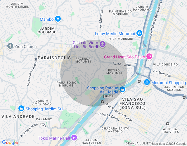 Imóvel no mapa