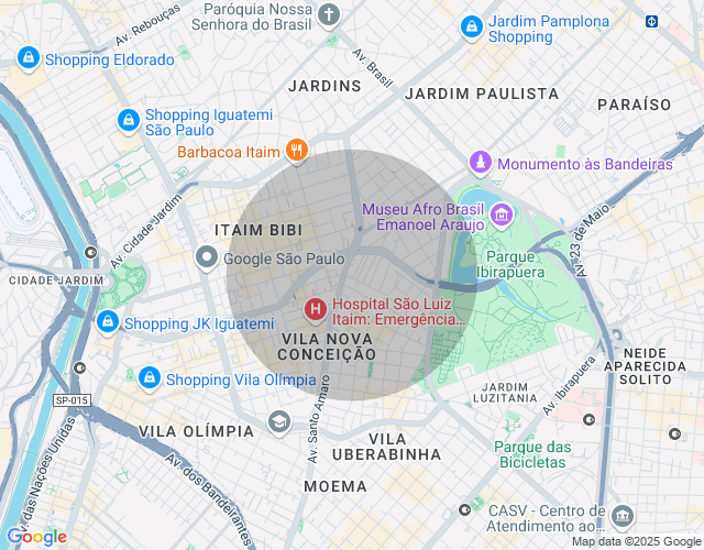Imóvel no mapa