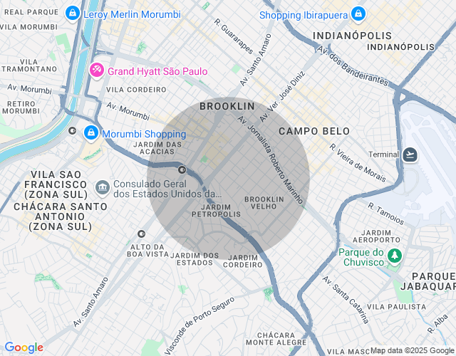 Imóvel no mapa