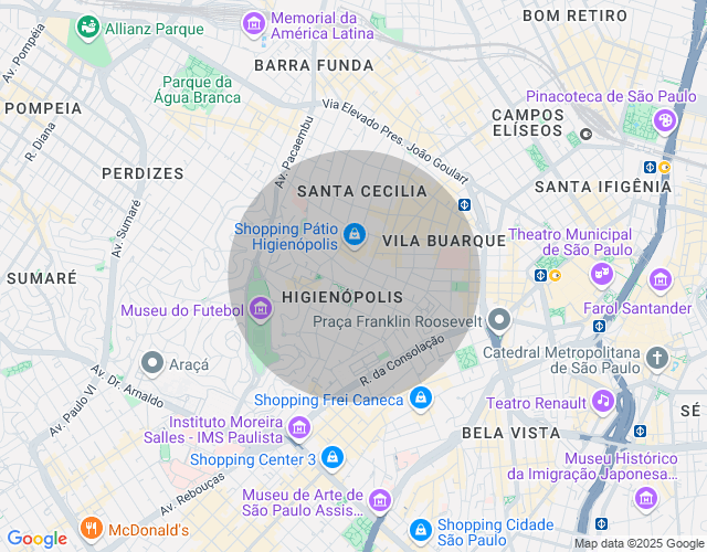 Imóvel no mapa