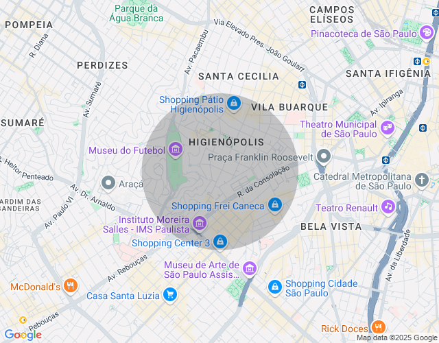 Imóvel no mapa