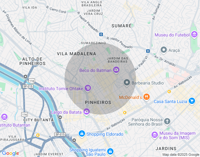 Imóvel no mapa