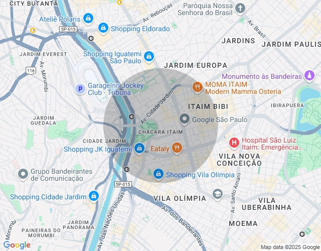 Imóvel no mapa