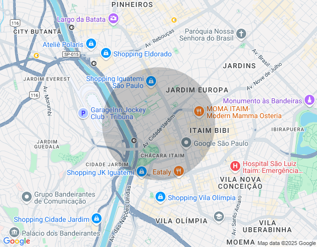 Imóvel no mapa