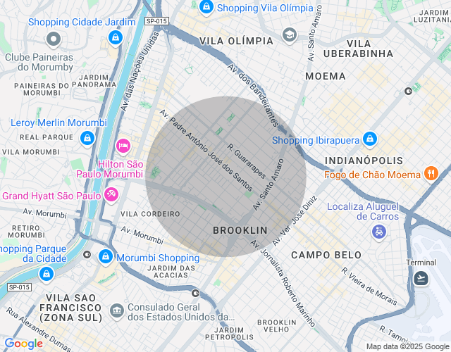 Imóvel no mapa