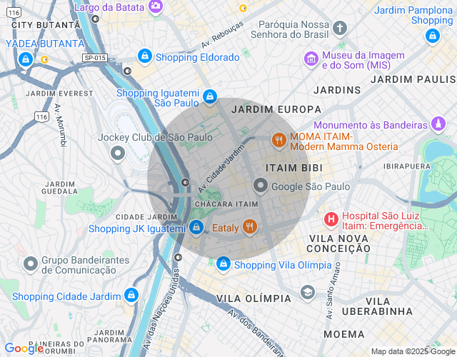 Imóvel no mapa