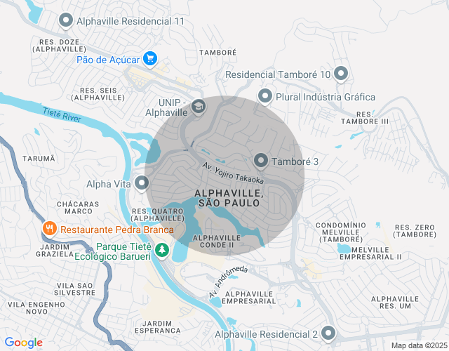 Imóvel no mapa