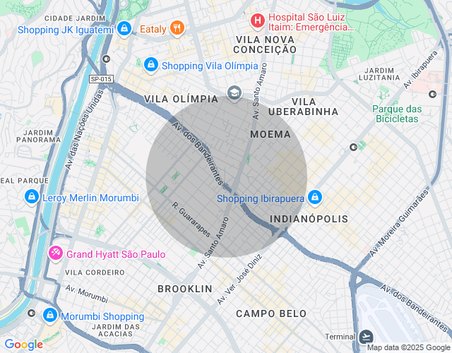 Imóvel no mapa