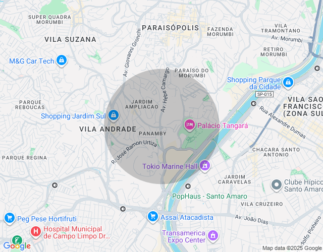 Imóvel no mapa