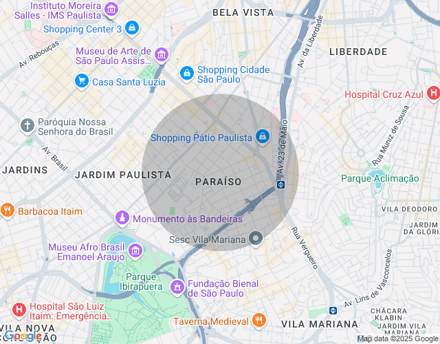 Imóvel no mapa
