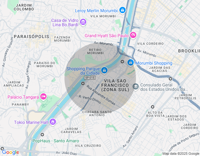 Imóvel no mapa