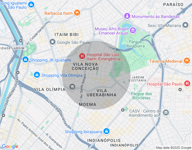 Imóvel no mapa