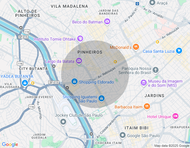 Imóvel no mapa