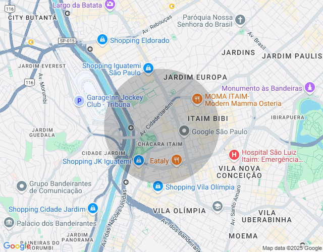 Imóvel no mapa
