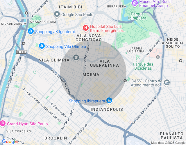 Imóvel no mapa