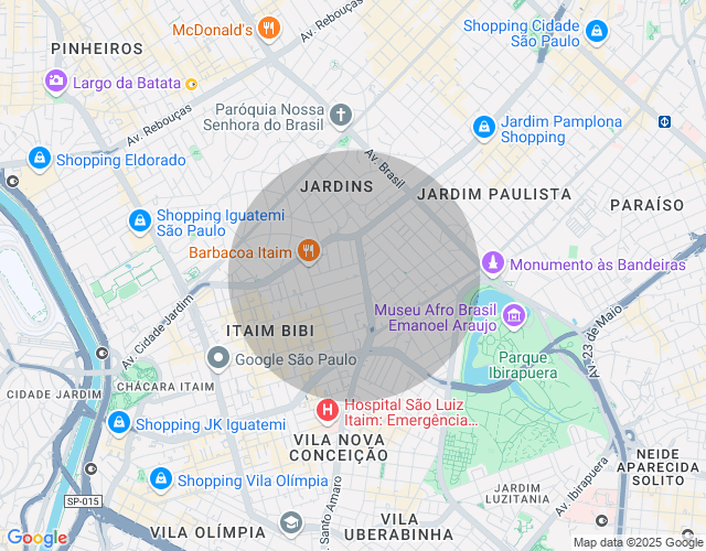 Imóvel no mapa