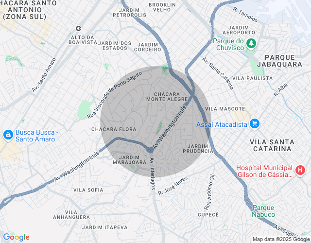 Imóvel no mapa