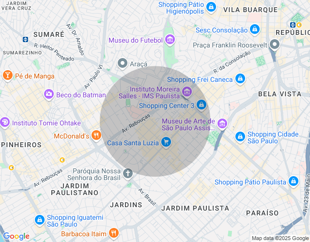 Imóvel no mapa