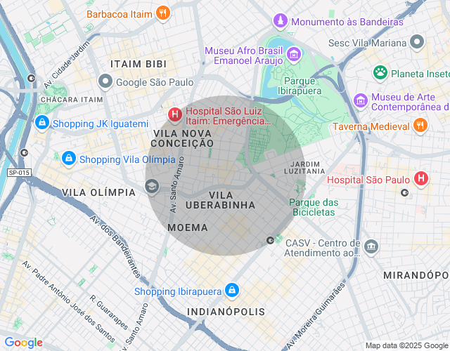 Imóvel no mapa