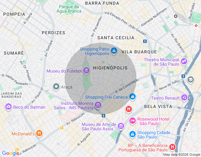 Imóvel no mapa