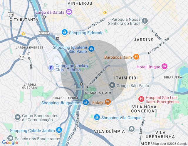 Imóvel no mapa