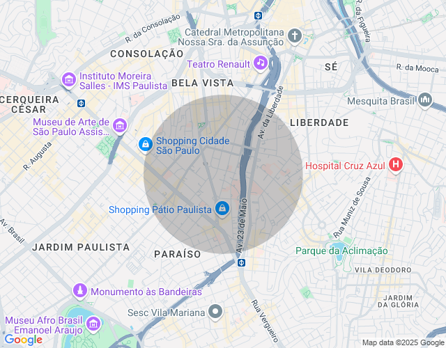 Imóvel no mapa