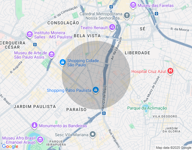 Imóvel no mapa