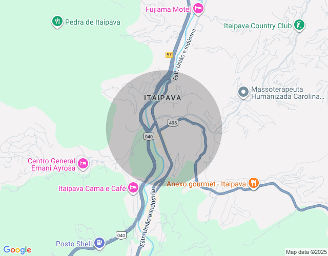 Imóvel no mapa