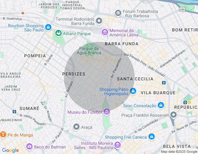 Imóvel no mapa