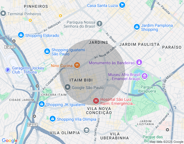 Imóvel no mapa