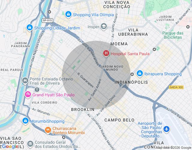 Imóvel no mapa