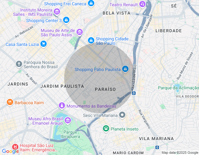 Imóvel no mapa