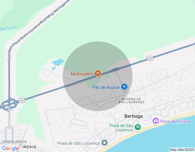 Imóvel no mapa