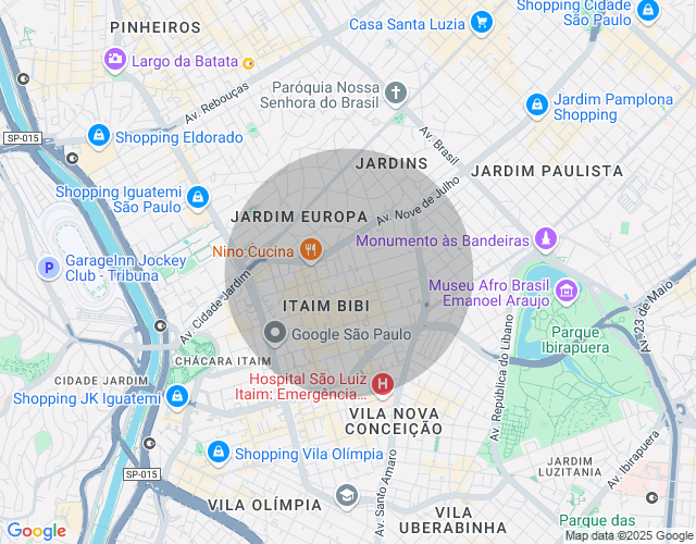 Imóvel no mapa