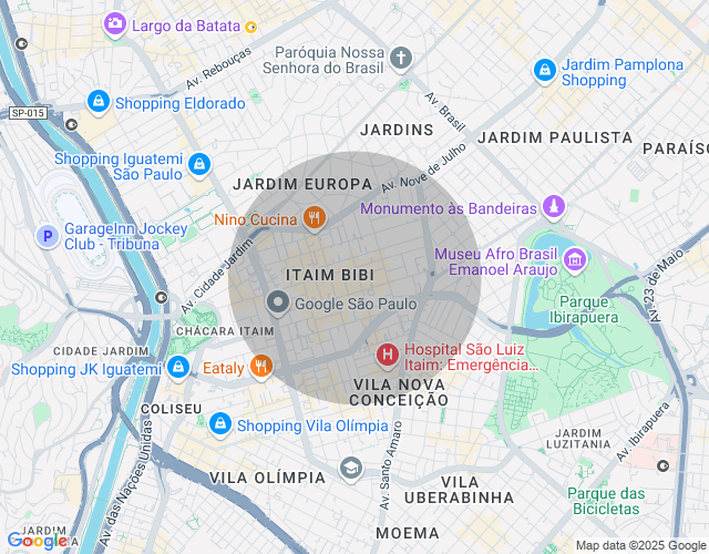 Imóvel no mapa