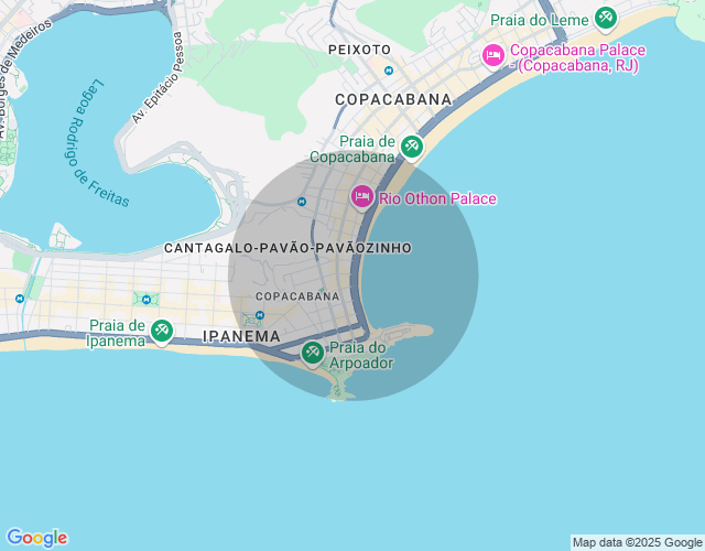 Imóvel no mapa